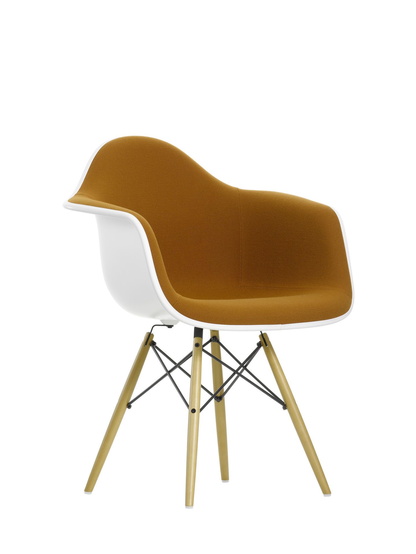 Eames Plastic Arm Chair DAW Stuhl Vollgepolstert Vitra